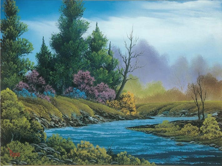 Bob Ross Landscape Painting